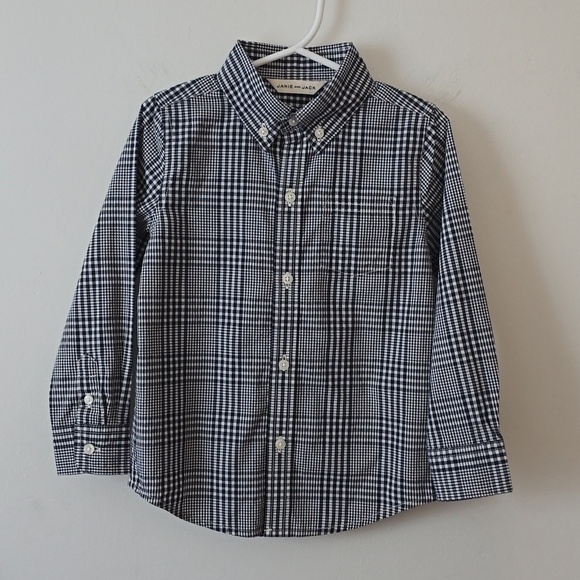 Janie and Jack Other - Janie and Jack Toddler Boys Checkprint Button Down sz 3